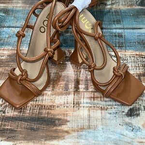 Women Size 6 Brown High Heels